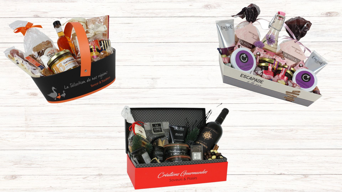 coffrets cadeau corbeille Plan&egrave;te Import