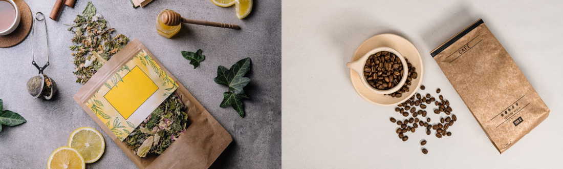 emballage th&eacute; emballage caf&eacute;