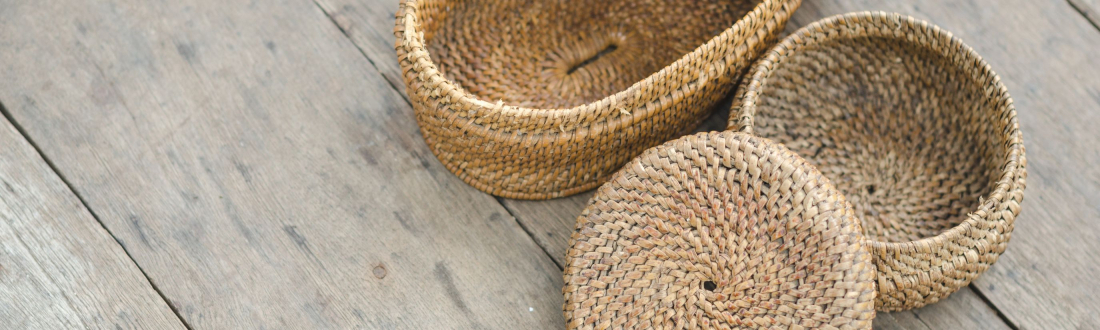 emballage rotin corbeille r&eacute;utilisable