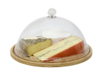 Plateau à fromage + cloche ø28xH15.5 cm