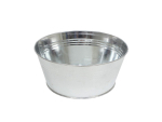 Bassine zinc brillant