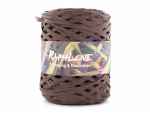 Bobine raphia synthétique chocolat 12.5mmx200m