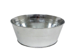 Bassine zinc brillant