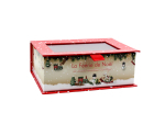 Coffret plat avec fenêtre