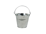Seau zinc brillant
