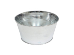 Bassine zinc brillant