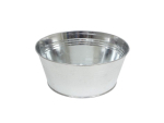 Bassine zinc brillant