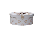 Coffret ovale +ruban