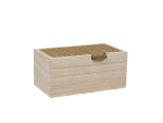 Coffret plat en bois 
