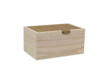 Coffret plat en bois 
