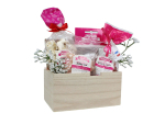 Coffret plat en bois 