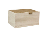 Coffret plat en bois 