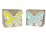 Coupe bois papillons assortis