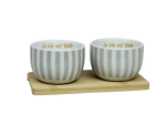 Plateau+ 2 pots 