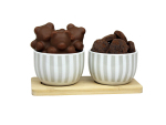 Plateau+ 2 pots 