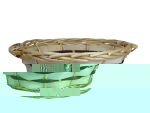 Corbeille osier ronde 
