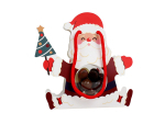 Père Noël 16,6xH16,6 Boule Ø6