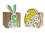 Coupe bois lapin et oeuf assortis