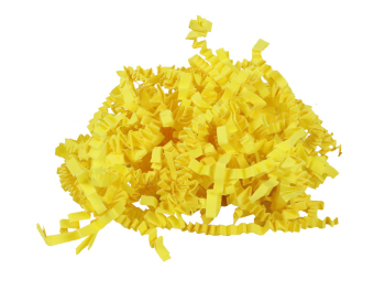 Frisure de papier plissé jaune - carton de 10 kgs - Prix nets