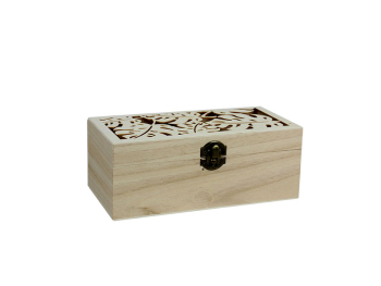 Coffret rectangulaire ajouré 
