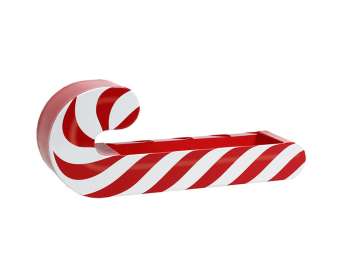 Sucre d'orge rouge /blanc 33.5x