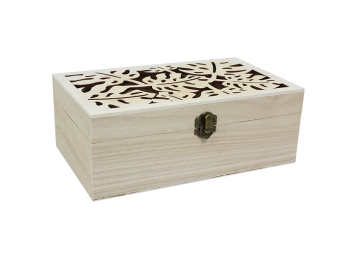 Coffret rectangulaire ajouré 