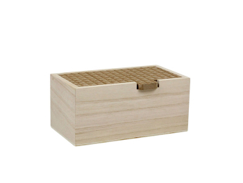 Coffret plat en bois 