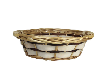 Corbeille osier ronde 