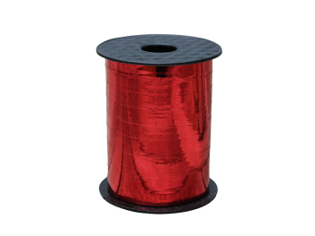 Rouleau de bolduc miroir rouge 10mmx250 m