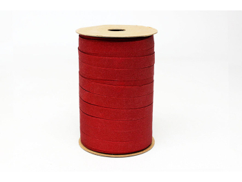 Rouleau de bolduc pailleté rouge 10mmx100 m